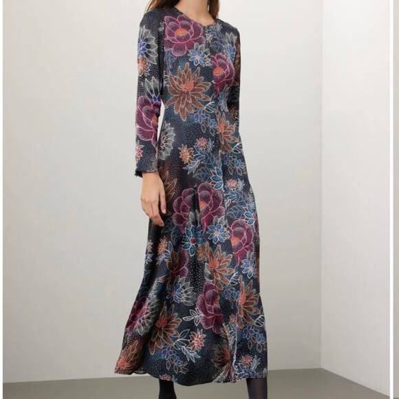 FARM Rio Dresses & Skirts - FARM Rio Blue Floral Maxi Dress size XS